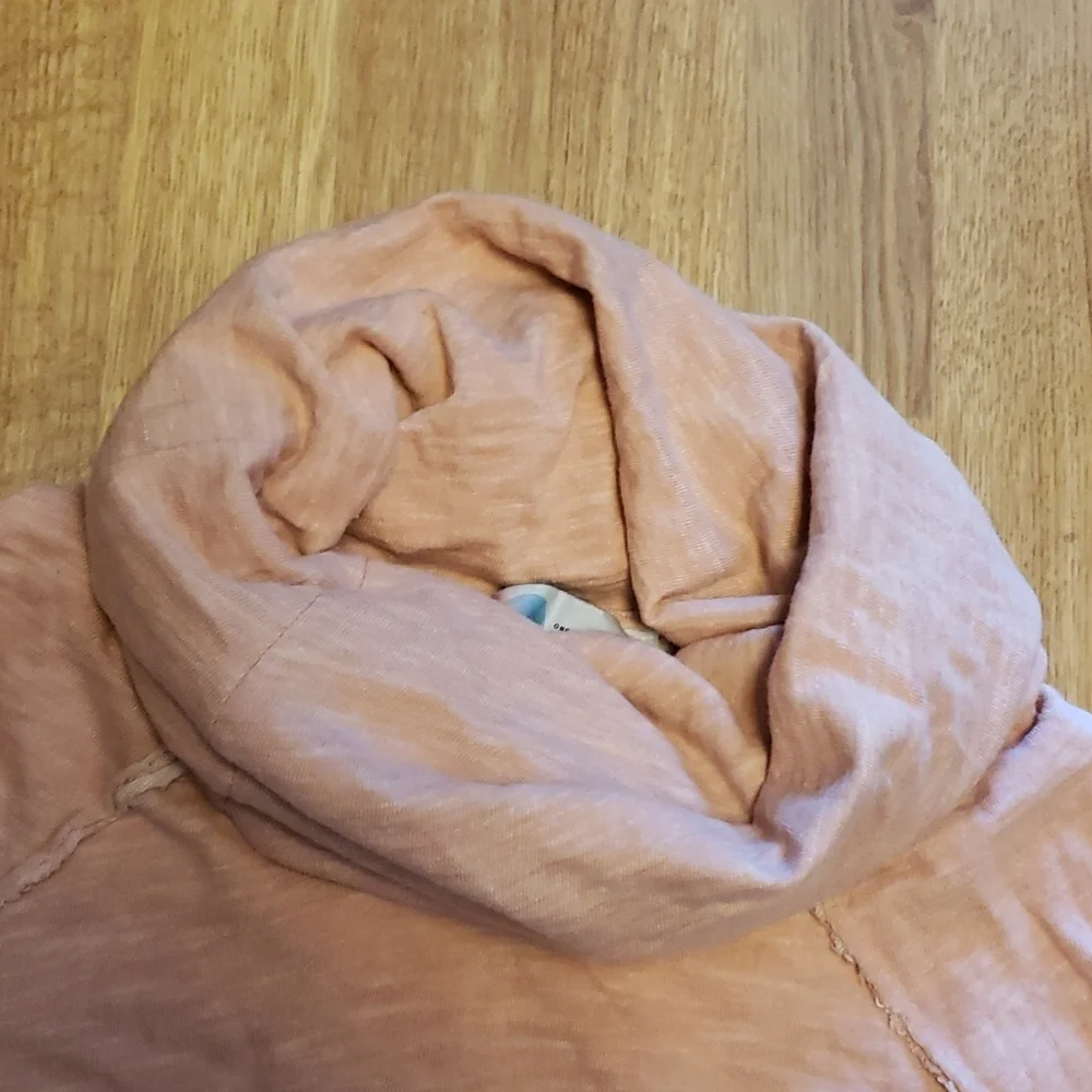 Free People Beach peach cocoon pullover small